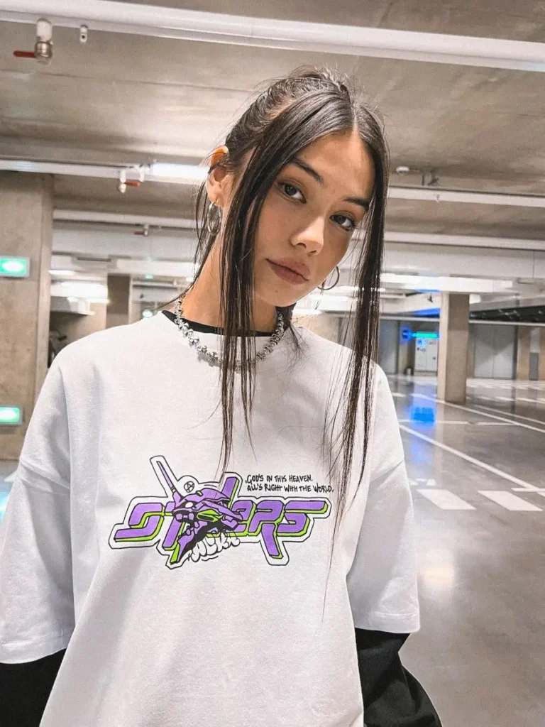 Футболка оверсайз с принтом