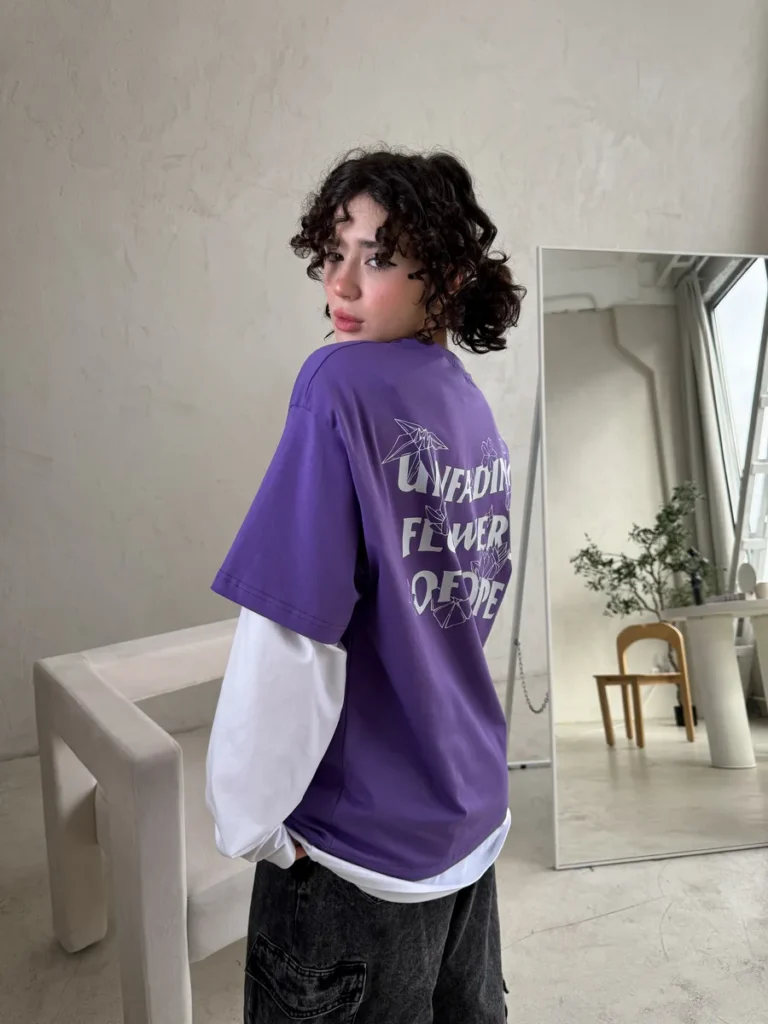 Футболка оверсайз с принтом